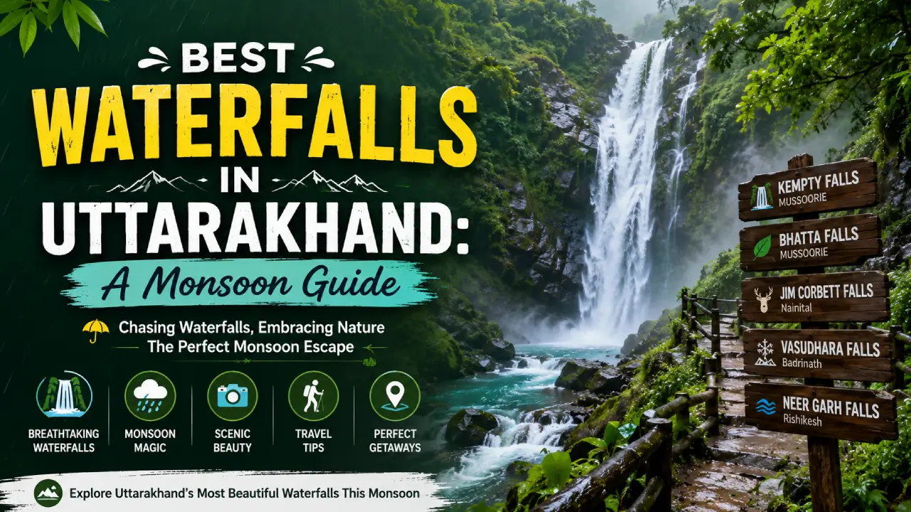 Best Waterfalls in Uttarakhand